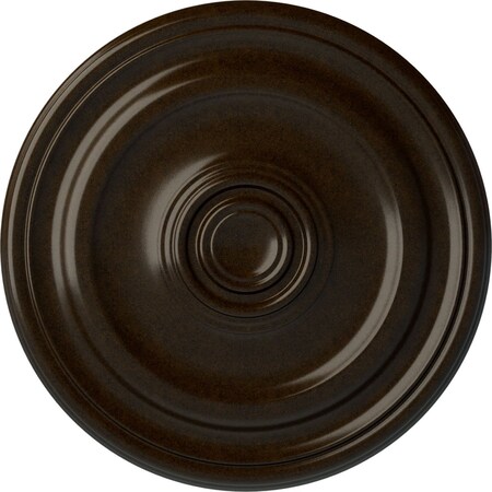 Devon Ceiling Medallion (Fits Canopies Up To 3 5/8), Hand-Painted Bronze, 15 3/4OD X 1 1/2P